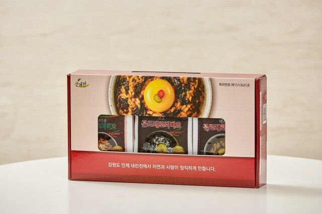 인제몰 (산채만),(강원we)즉석 나물밥 간편식 곤드레 시래기 세트 80g 15봉