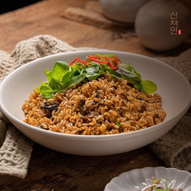 인제몰 (산채만),[산채만] 간편식 비벼 먹는 시래기 곤드레 나물밥 비벼요 세트 80g 6봉+증정1봉(랜덤)